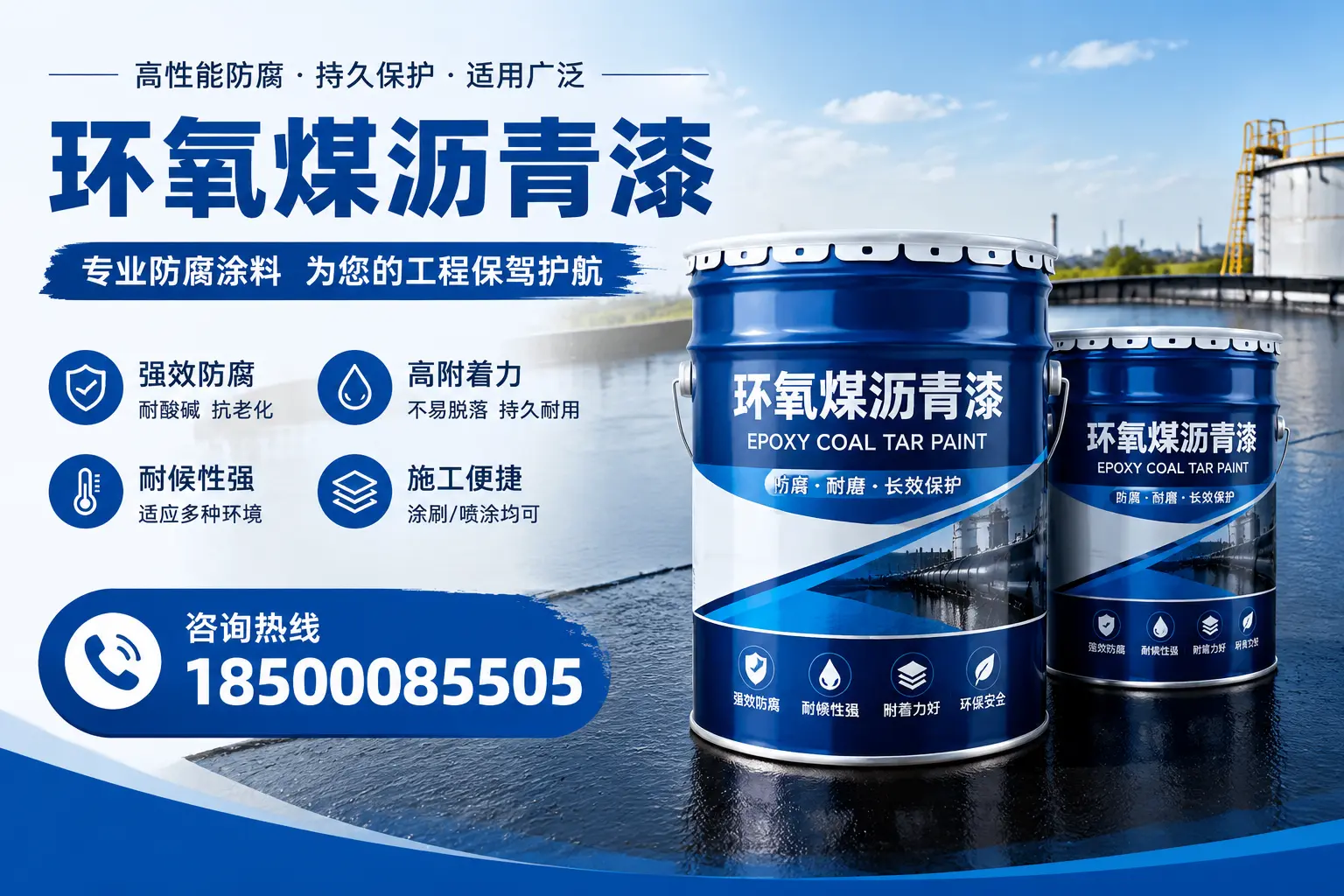 环氧煤沥青漆与其他漆类的比较，大连用户的选择依据